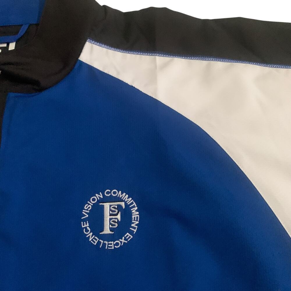 FootJoy Men' Size XL Golf 1/2 Zip Pullover Short Sleeve Logo Golf Shirt - Picture 7 of 16